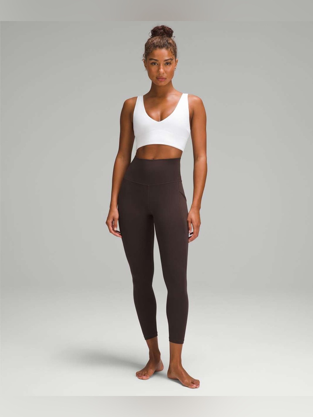 Lululemon Align High Rise Pant with Pockets 25" size 2 Espresso ESPR